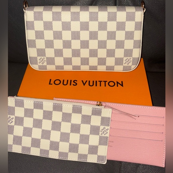 🆕 LV Felicie Pochette Damier Azur Pouch - Picture 3 of 9